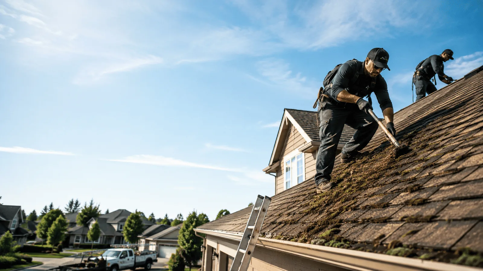 Roof Moss Removal in Sharon, PA near me